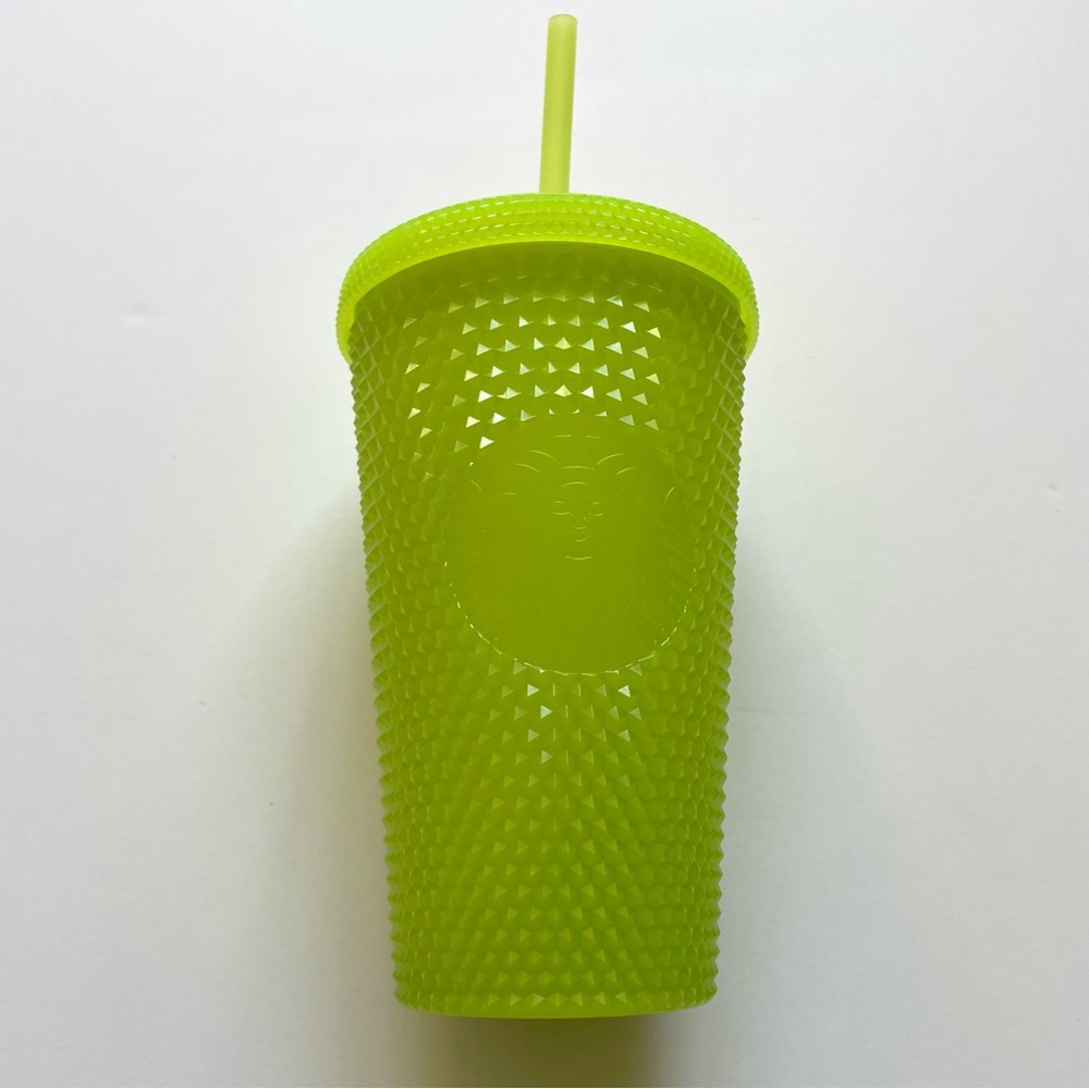 NWOT Starbucks Glow in the Green Studded Tumbler